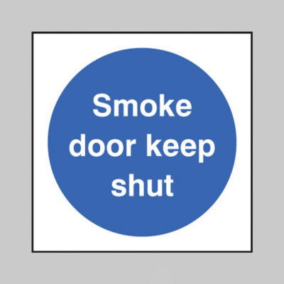 Smoke door keep shut