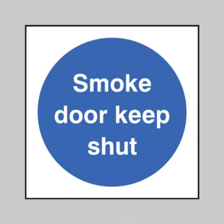 Smoke door keep shut