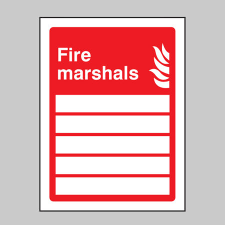 Fire marshals (space for 5 people)