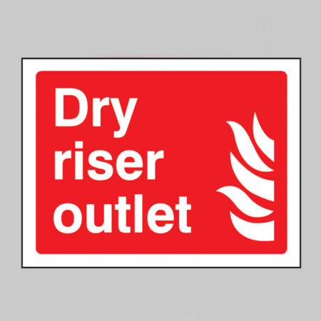 Dry riser outlet