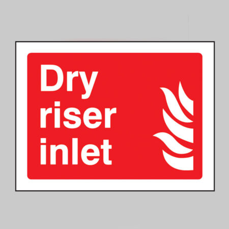Dry riser inlet