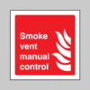 Smoke vent manual control