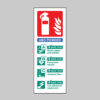 Dry powder extinguisher identification