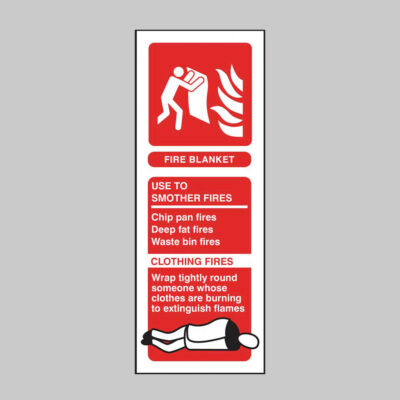 Fire blanket identification