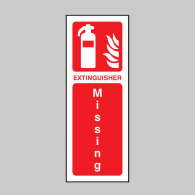 Extinguisher missing