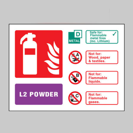 L2 powder extinguisher identification