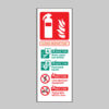 Alcohol resistant foam identification