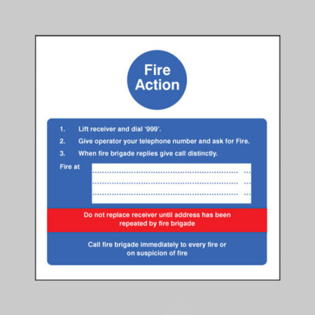 Fire action - hotel
