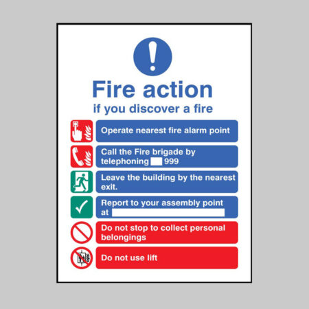 Fire action brigade dialled manually lift in building