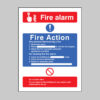 Fire action/call point without lift