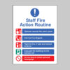 Staff fire action routine