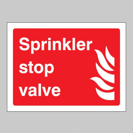 Sprinkler stop valve