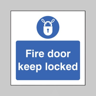 Fire door keep locked