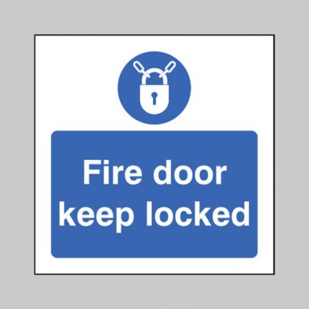Fire door keep locked