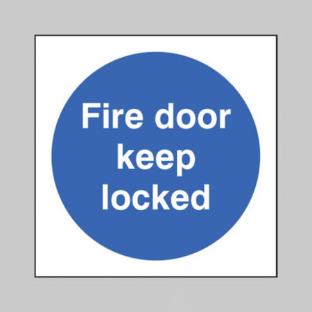 Fire door keep locked