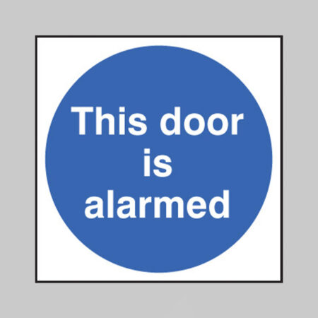 This door is alarmed