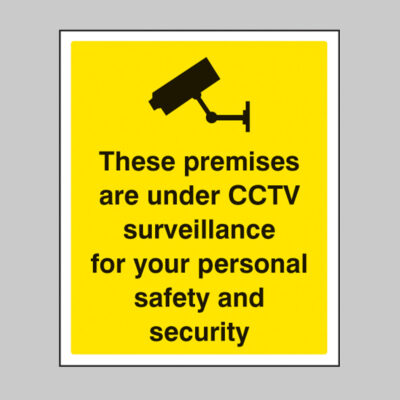 These premises are under CCTV surveillance for your personal security and safety