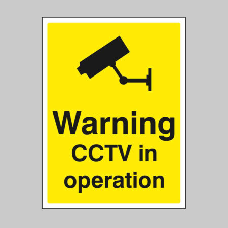 Warning CCTV in operation