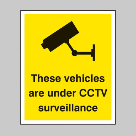 These vehicles are under CCTV surveillance