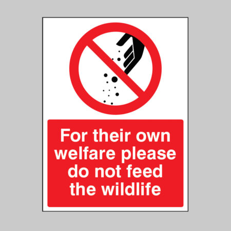For their own welfare please do not feed the wildlife