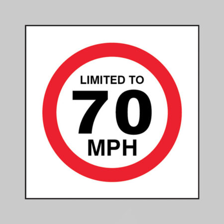Limited to 70mph