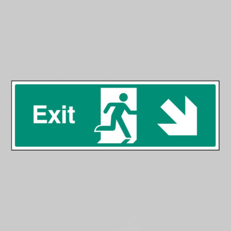 Exit arrow down right