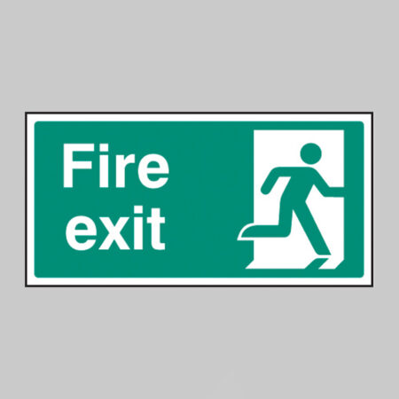 Final fire exit right symbol