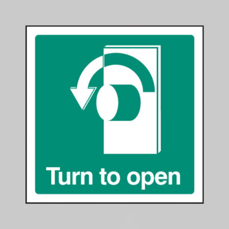Turn to open left