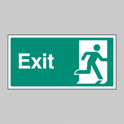 Final exit right symbol