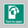 Turn to open right