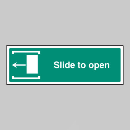 Slide to open left