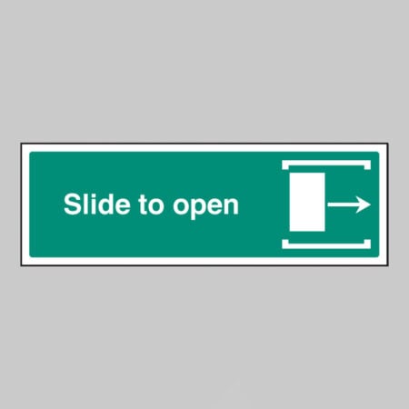 Slide to open right