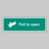Pull to open