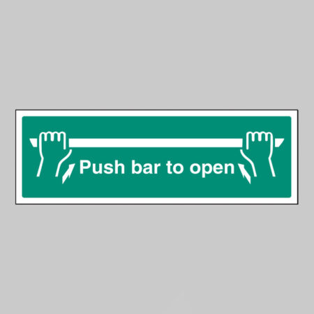 Push bar to open