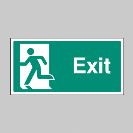 Final exit left symbol