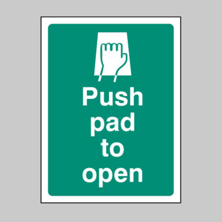 Push pad to open