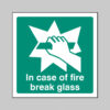 In case of fire break glass