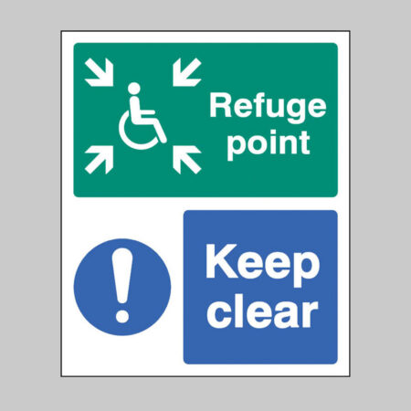 Refuge point keep clear