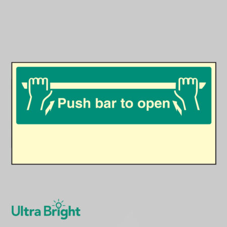 Push bar to open