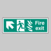 Fire exit - arrow up left HTM