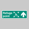 Refuge point arrow up