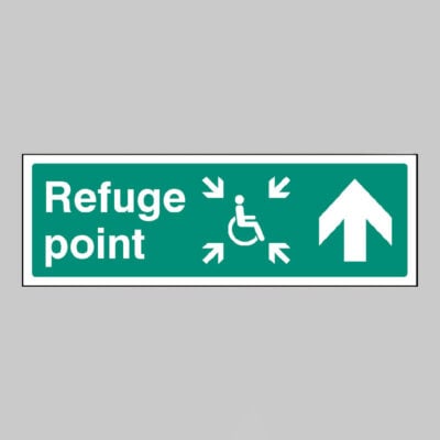 Refuge point arrow up