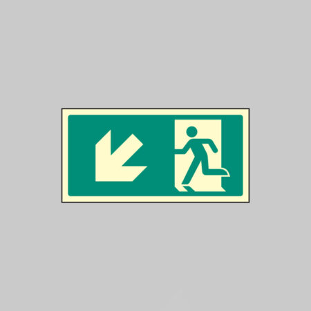 Arrow down left intermediate marker