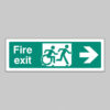 Disabled fire exit arrow right - inclusive design