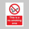 No smoking area