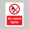 No naked lights