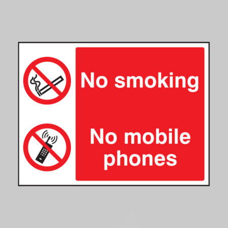 No smoking- no mobile phones
