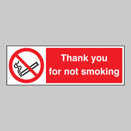 Thank you for not smoking