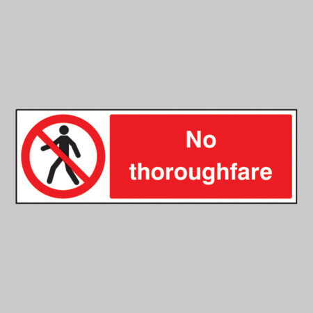 No thoroughfare