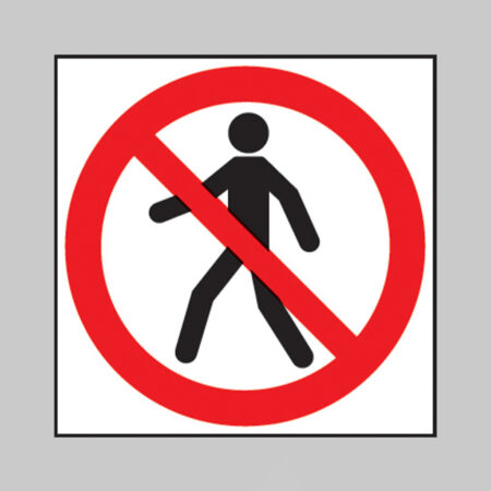 No admittance symbol